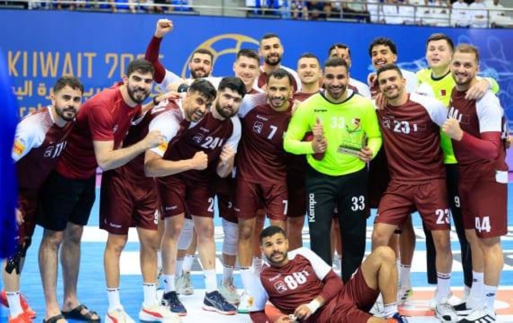 «الأحمر» و«العنابي» إلى نهائي كأس العرب لكرة اليد