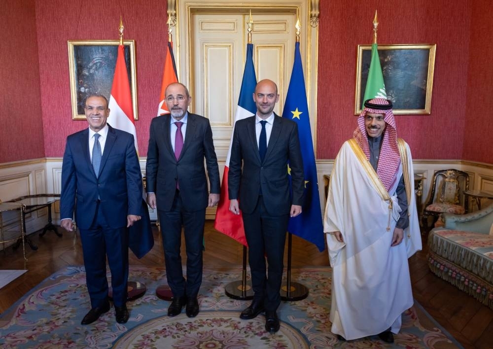 اللجنة الوزارية بشأن غزة برئاسة وزير الخارجية تعقد اجتماعاً مع نظيره الفرنسي