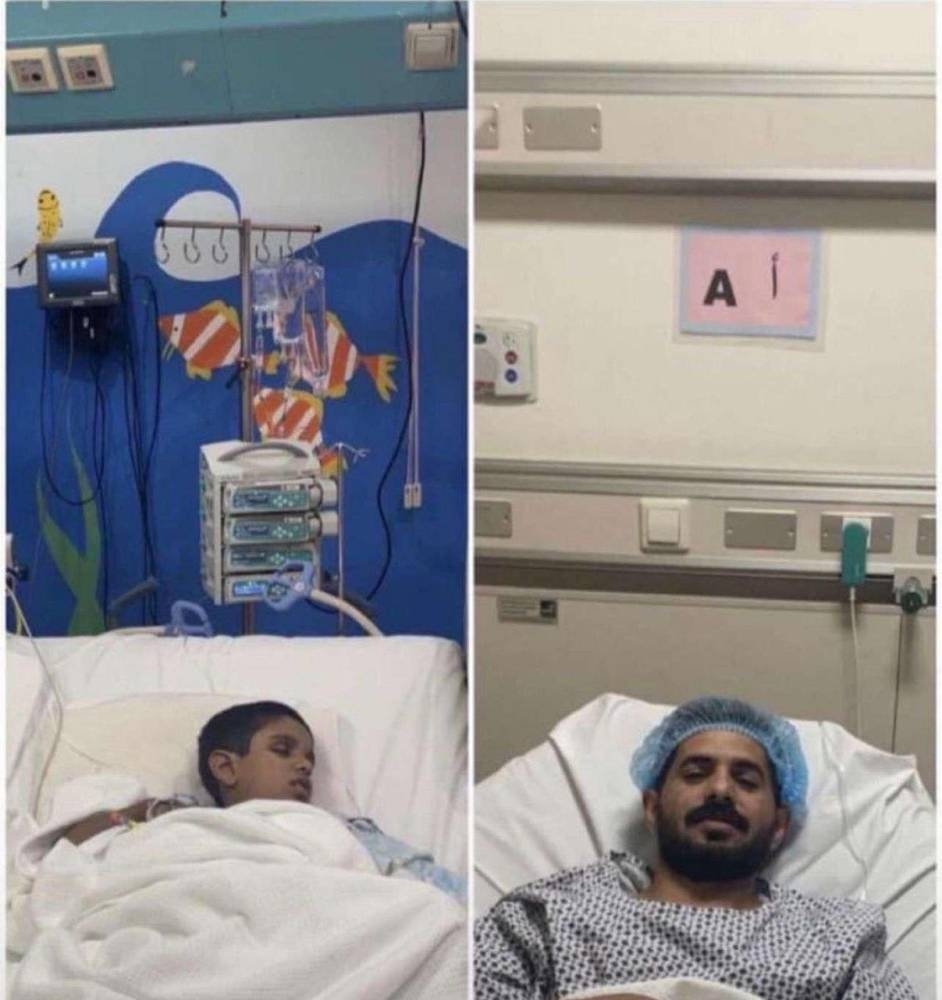الحارثي يتبرع بكليته لابن أخته