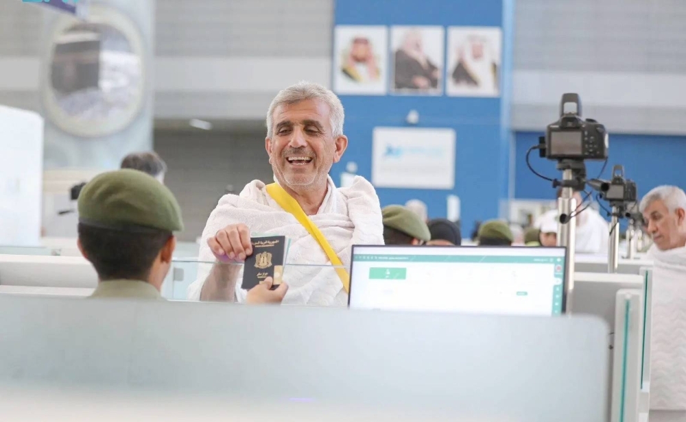 1,180,306 حجاج وصلوا من الخارج