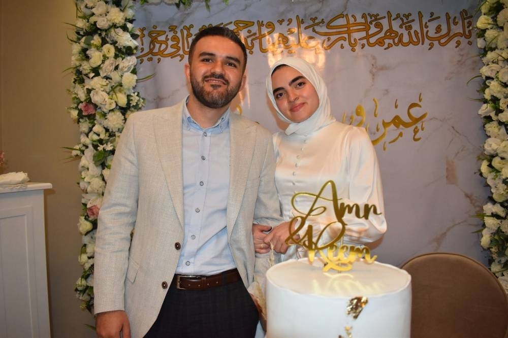 الشعراوي يحتفي بعقد قران ريم وعمرو