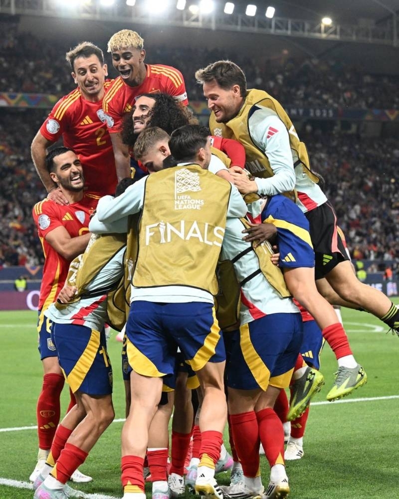 إسبانيا تسقط فرنسا وتلاقي البرتغال في نهائي بطولة دوري أمم أوروبا
