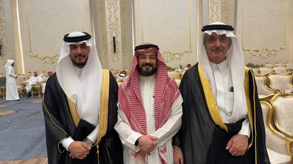 القحطاني يزفّ طارق لعشّ الزوجية