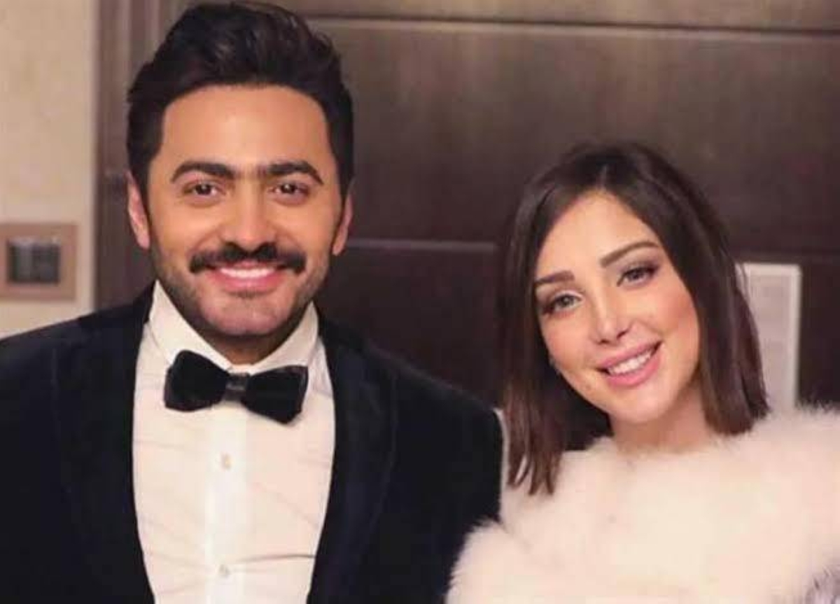 رغم الانفصال.. بسمة بوسيل: تدخلت في اختيارات ألبوم تامر حسني الجديد