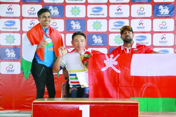Al Salimi wins bronze in Asian Handcycling Championship