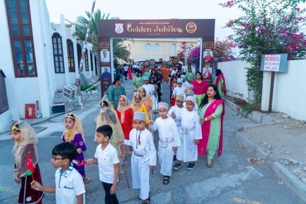 Church in Muscat celebrates Golden jubilee, thanks the country