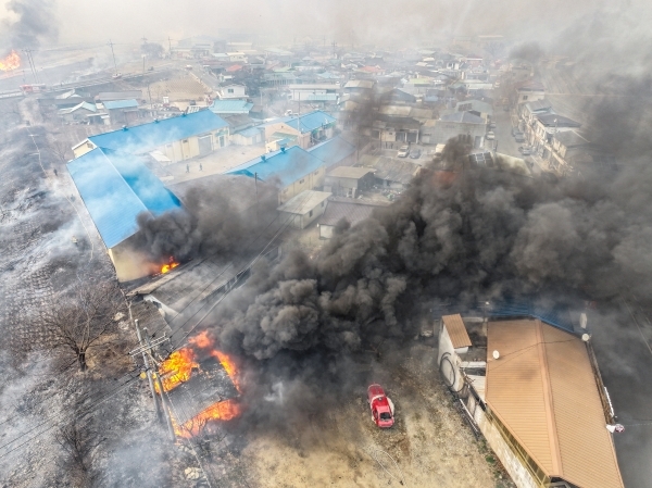 Unesco site evacuated as South Korea wildfires spread