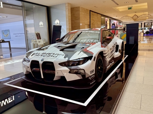 Al Faisal showcases his BMW M4 GT3 Evo to the public