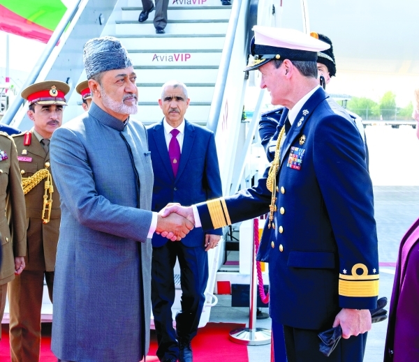 His Majesty arrives in Netherlands
