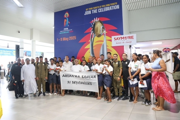 Oman stars arrive in Seychelles for Fifa Beach Soccer World Cup