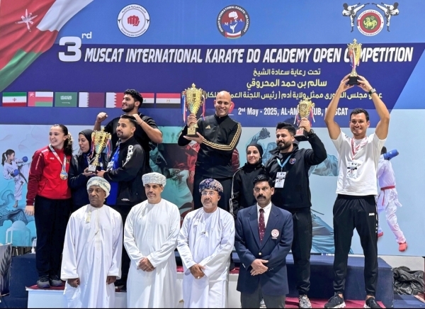 Tower Club champions, Ali Talib second in Muscat Academy karate