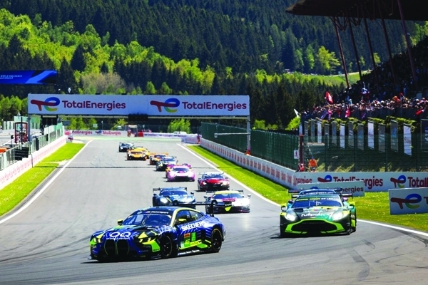 Al Harthy, Valentino, Kelvin secure hard-fought 9th at Spa
