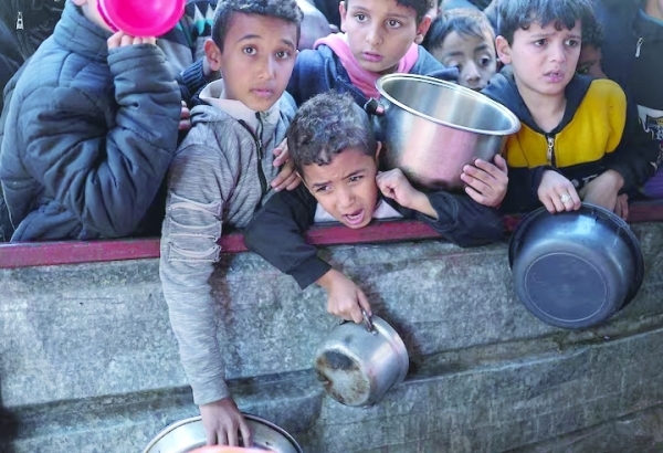 57 children in Gaza died from hunger