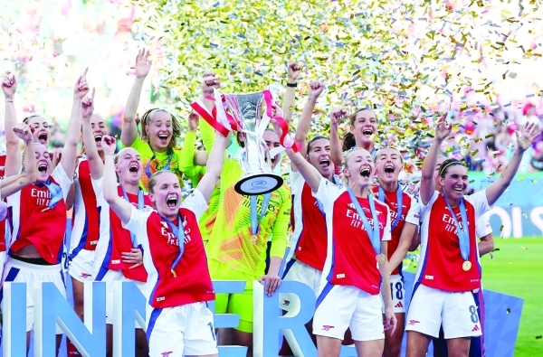 Arsenal win Women's CL with victory over Barcelona