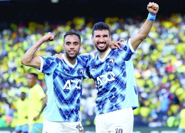 Pyramids stun Sundowns with late equaliser in first leg of final
