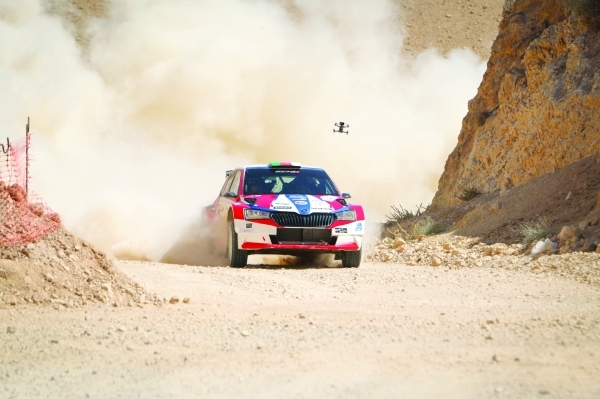 Al Rawahi holds second place at the Jordan Rally