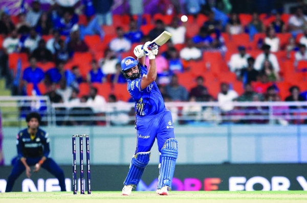 Rohit stars as Mumbai knock Gujarat out of IPL