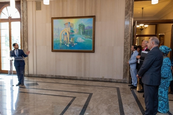 Oman gifts mural to WTO to mark Royal visit