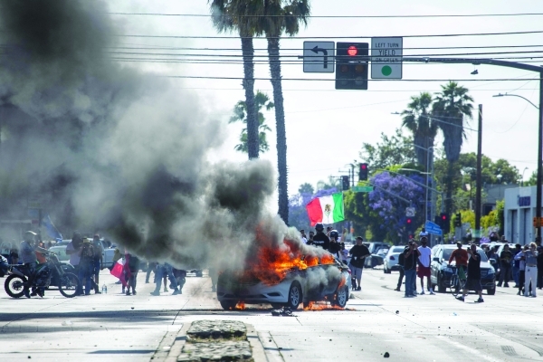Trump sends military force to LA over immigration protests