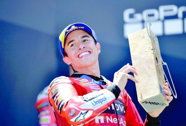 Spain's Marc Marquez wins Aragon MotoGP