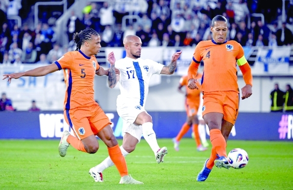 Netherlands beat Finland to keep WC qualifier on track