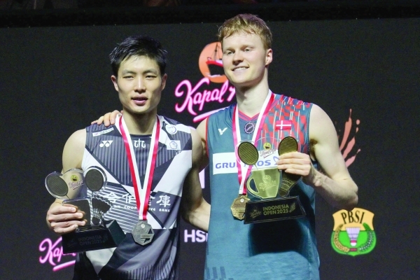 Antonsen wins first Indonesia Open crown