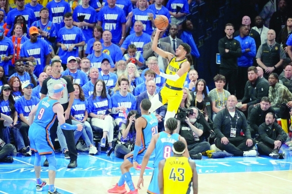 Thunder power past Pacers to level NBA Finals 1-1