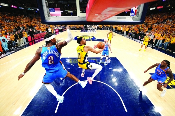 Thunder down Pacers to level NBA Finals at 2-2