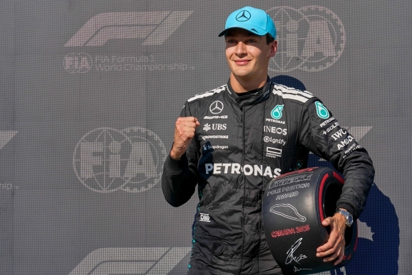 Russell snatches pole position for Canadian GP