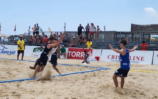 Spain defeat Oman in opener of Beach Handball championship