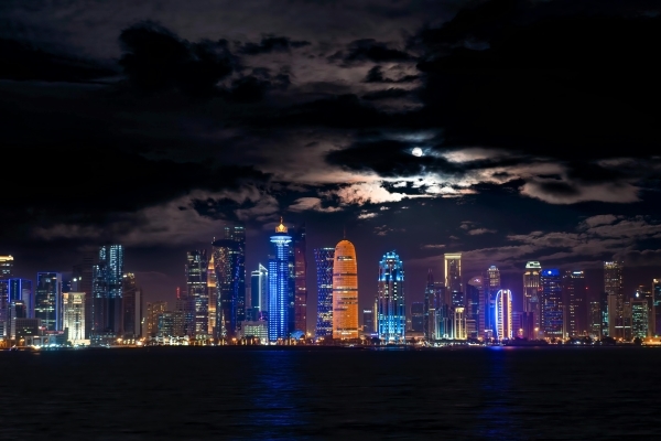 Blasts heard over Doha after Qatar suspends air traffic
