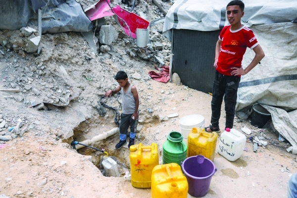 Gaza dire water shortages compound displacement
