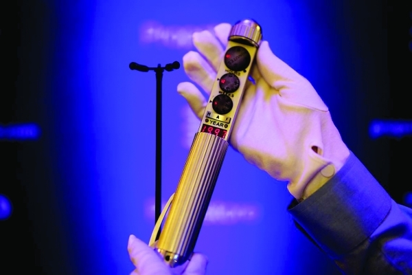 Darth Vader lightsaber expected to sell for $3m on display in London