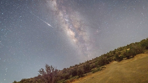 peak of Perseid meteor shower