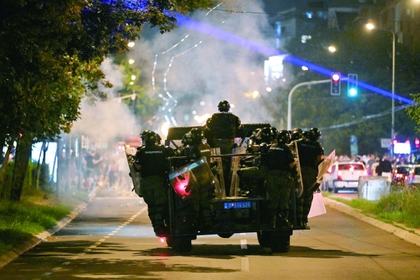 Serbia protesters accuse police of abuse, warn of 'spiral of violence'
