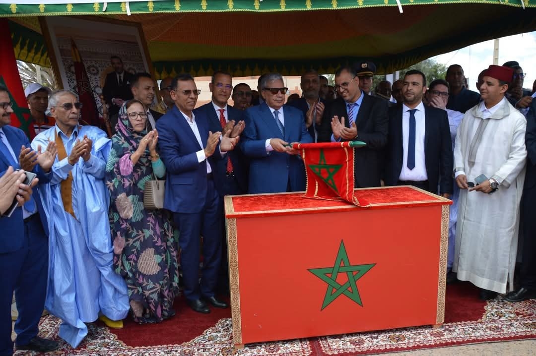 المزوكي ووعبان يعطيان انطلاقة أشغال مشاريع همت البنية التحتية الأساسية والطرقية والمائية بطانطان