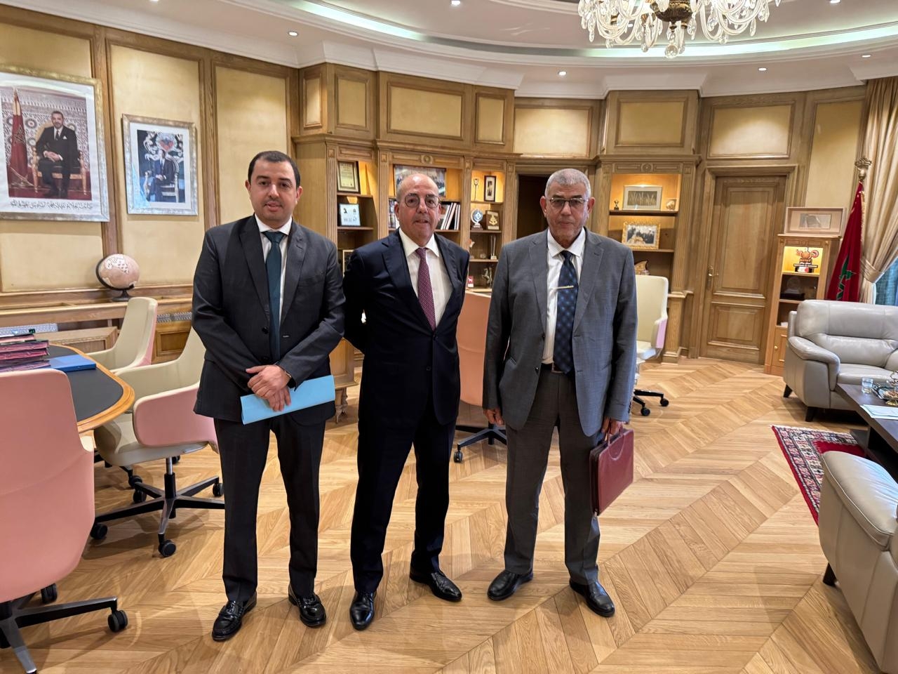 سعيد البرنيشي ومحمد البرنيشي يعقدان لقاء مع وزير الفلاحة للترافع حول مشاريع تنموية بإقليم جرسيف
