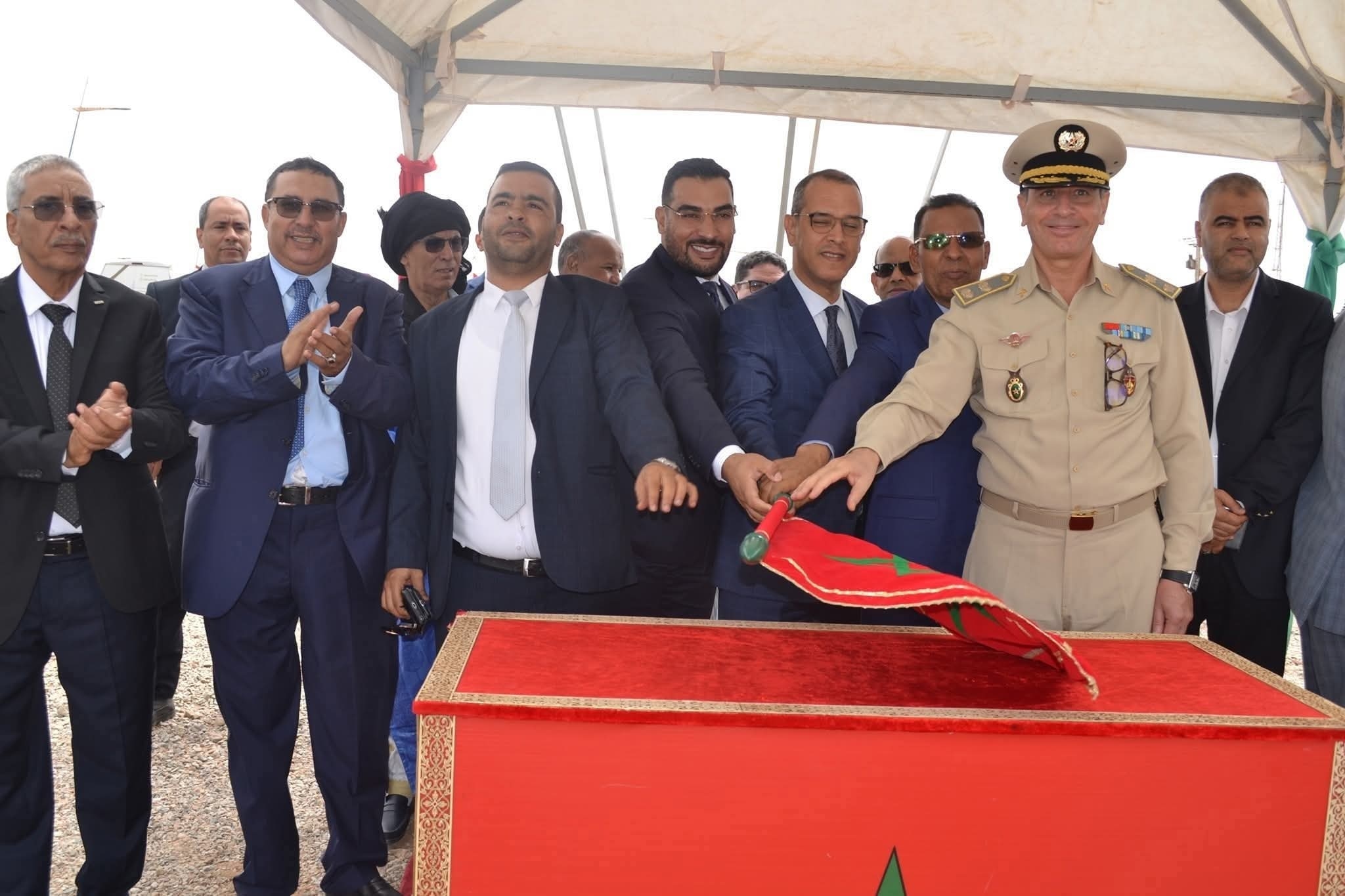 جماعة الوطية تعطي انطلاقة أشغال الشطر الأول من مشروع تطهير السائل بأحياء المخيم والسلام