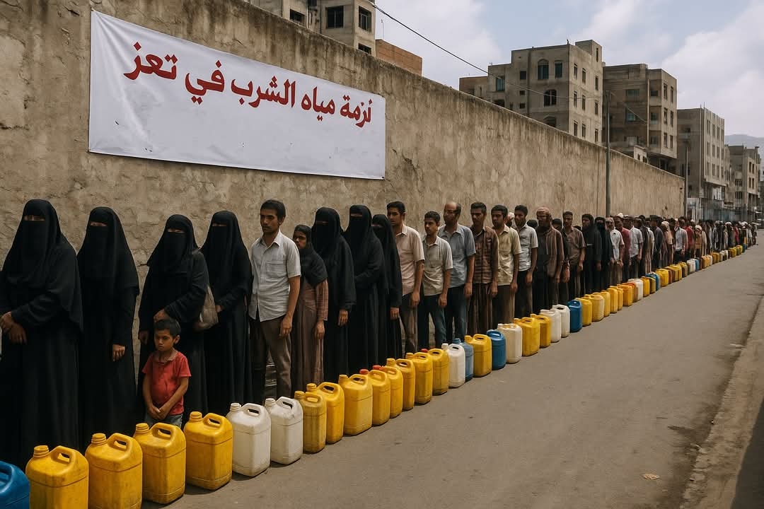 تعز… طوفان قطيرات الماء الأقسى