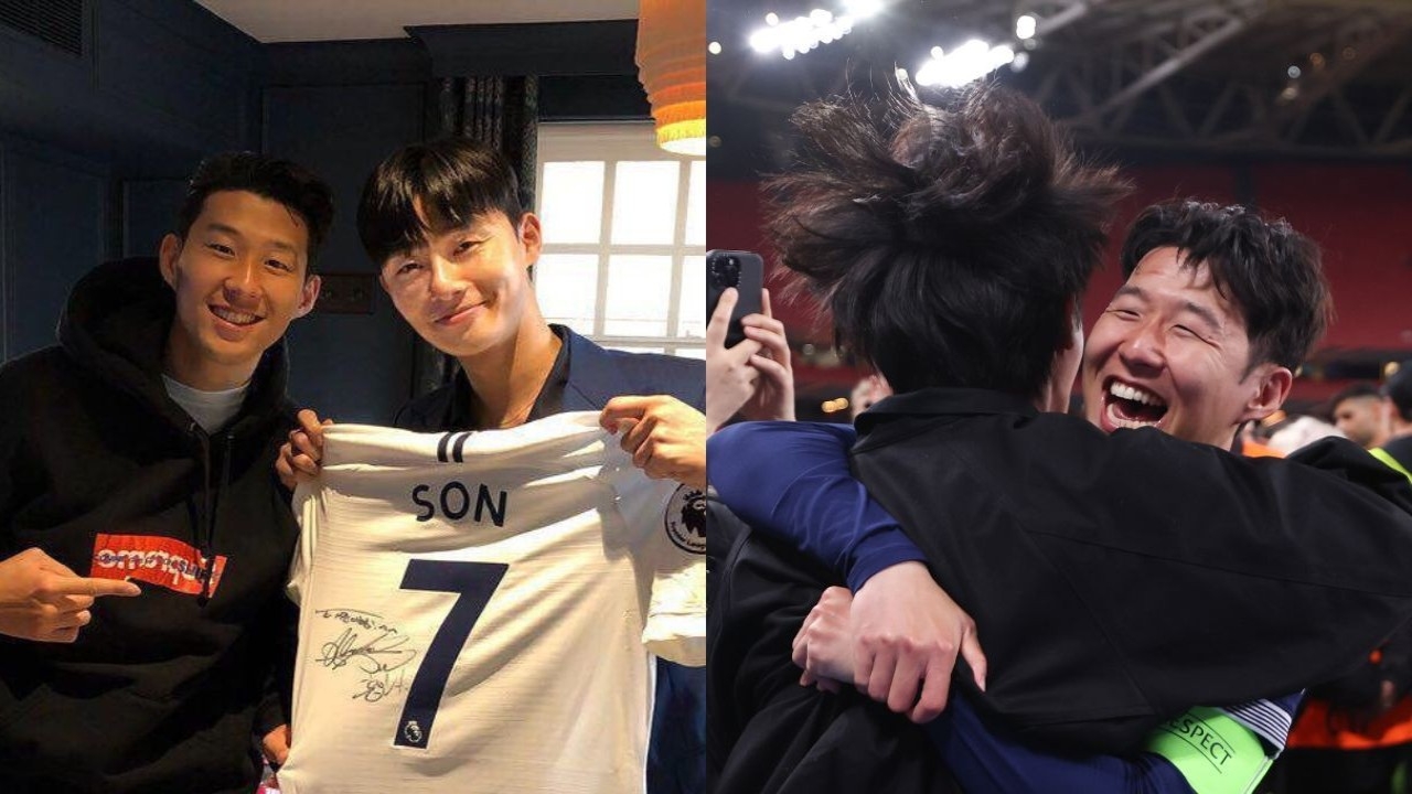 UEFA Final: Park Seo Joon celebrates bestie Son Heung Min's win with passionate hug amid latter's GF extortion case