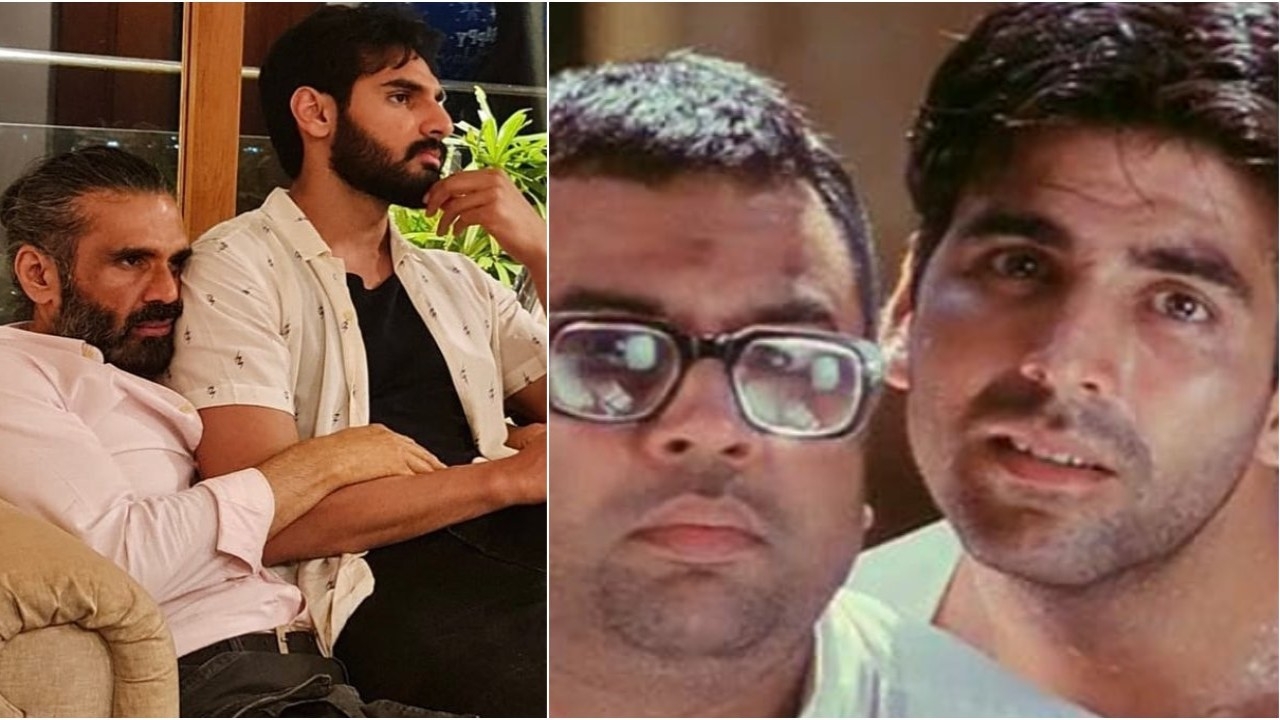 Hera Pheri 3: Suniel Shetty recalls son Ahan's reaction to Paresh Rawal's exit and it represents every fan of comedy caper