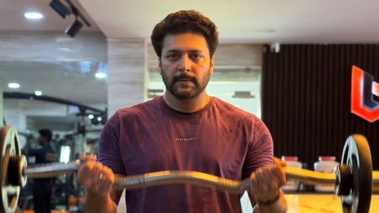 Netizens react as Ravi Mohan flexes muscles at the gym amid divorce battle with Aarti Ravi
