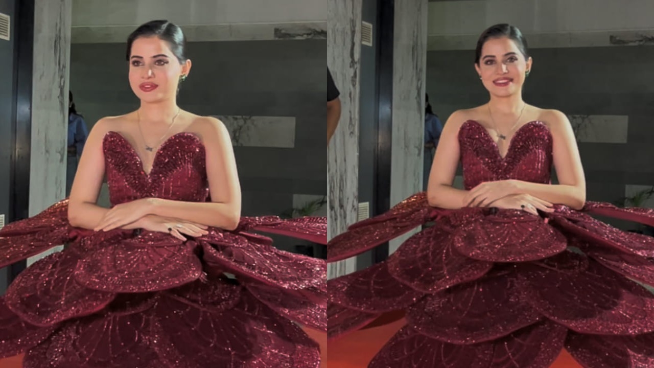 Uorfi Javed reveals her rose mini-dress after visa denial for Cannes Film Festival 2025 and it has a twist