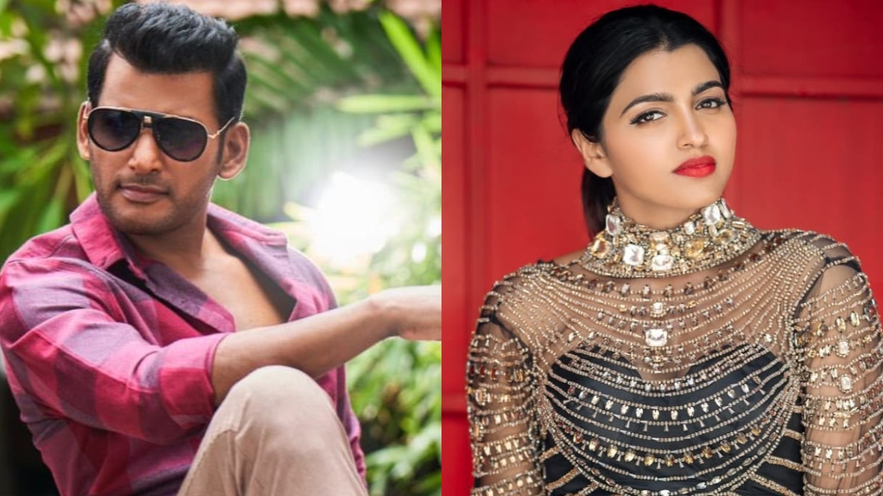 Tamil actor Vishal to tie the knot at 48 with actress Sai Dhanshika?