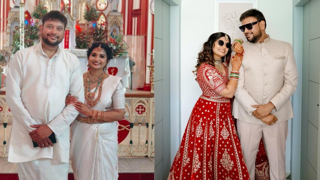 Tamil actor Leo Hamsavirdhan gets hitched for the second time, marries model Nimisha following twin rituals