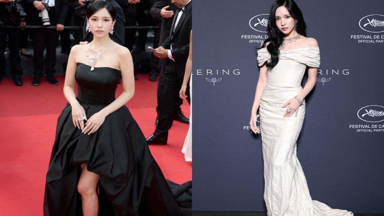 Cannes Film Festival 2025: TWICE's Mina debuts dual glamor in statement black and ethereal white ensembles; PICS