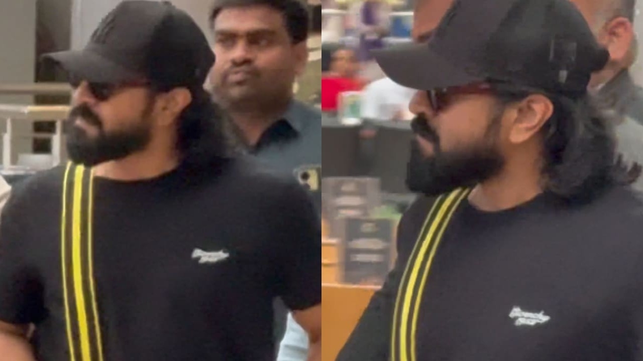 WATCH: Ram Charan returns home in style with wife Upasana and Klin Kaara after unveiling wax statue in London