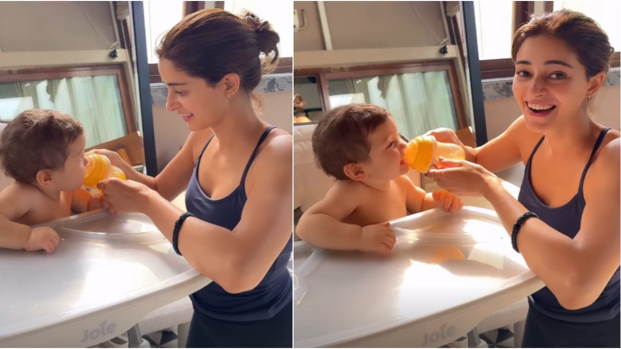 Ananya Panday takes up ‘maasi' duties for little nephew River but we can't decide who is cuter; WATCH