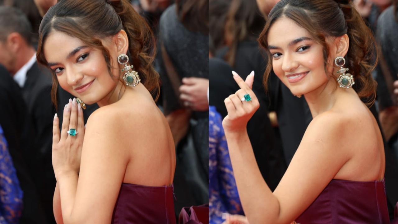 Cannes Film Festival 2025: Anushka Sen debuts in mermaid-style satin gown that took 611 hours to create; DEETs