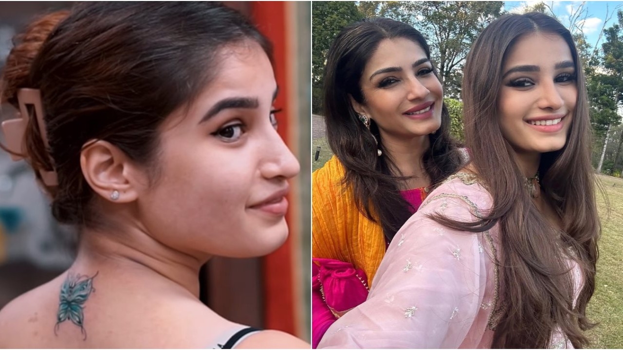 Exploring spiritual significance of Rasha Thadani's first tattoo, WATCH as she follows mom Raveena Tandon's lead